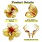 Flower Hair Clips for Women, 3Pcs Sparkling Flower Claw Clips